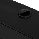 Аквариум «Телевизор» с крышкой, 120 литров, 80×32.5×50/55 см, чёрный - Фото 5