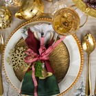 Набор салфеток сервировочных «Этель» Winter holidays, 4 шт., бежевые, 40×40 см - Фото 3