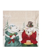 Набор салфеток сервировочных «Этель» Winter holidays, 4 шт., бежевые, 40×40 см - Фото 4