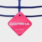 Вешалка многоуровневая для галстуков Доляна, антискользящее покрытие, 25×16 см, МИКС - Фото 5