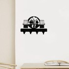 Вешалка - ключница "Бодибилдинг" 25х15см - фото 63056260