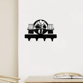 {{photo.Alt || photo.Description || 'Крючки настенные «Бодибилдинг», ключница декоративная, панно, 25×15 см'}}