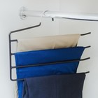 Плечики - вешалки для одежды многоуровневые Доляна, антискользящее покрытие, цвет МИКС - фото 8236227