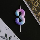 Свеча для торта, цифра «3», 5.5×8 см - Фото 3