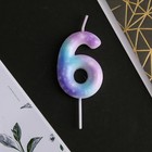 Свеча для торта, цифра «6», 5.5×8 см - Фото 3