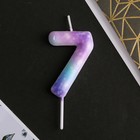 Свеча для торта, цифра «7», 5.5×8 см - Фото 3
