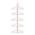 Вешалка для плечиков, «Цепь», 23 кольца, цвет МИКС - Фото 3