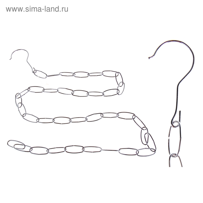 Вешалка для плечиков, «Цепь», 36 кольца, цвет МИКС - Фото 1