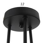 Люстра "Перспектива" 6х60Вт Е27 черный 71х71х34см - фото 24548539