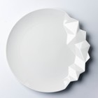 Тарелка керамическая «Айсберг», белая, 27 см, цвет белый - Фото 2