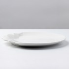 Тарелка керамическая «Айсберг», белая, 27 см, цвет белый - Фото 4