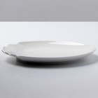 Тарелка керамическая «Айсберг», белая, 17 см, цвет белый - Фото 3