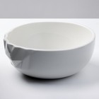 Салатник керамический «Айсберг»,белая, 16.5 х 7 см, 900 мл, цвет белый - фото 21359160