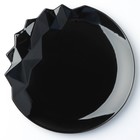 Тарелка керамическая «Обсидиан», чёрная, 27 см, цвет чёрный - Фото 2