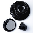 Тарелка керамическая «Обсидиан», чёрная, 27 см, цвет чёрный - Фото 10
