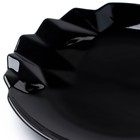 Тарелка керамическая «Обсидиан», 17 см, цвет чёрный - Фото 6