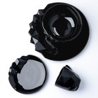 Тарелка керамическая «Обсидиан», 17 см, цвет чёрный - Фото 10
