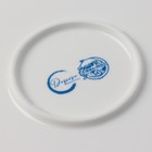 Блюдо керамическое для подачи «Мрамор», бело-синяя, 27 см, цвет белый - Фото 9