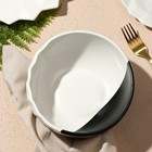 Миска «Снежные горы», чёрно-белая, 16.5 х 7 см, 900 мл - фото 21359198