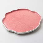 Блюдо керамическое для подачи «Розовое», 27 см, цвет розовый - Фото 4