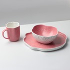 Блюдо керамическое для подачи «Розовое», 27 см, цвет розовый - Фото 10
