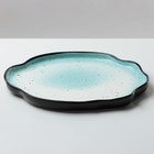 Тарелка плоская керамическая «Синяя», d=27 см - Фото 2