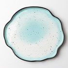 Тарелка плоская керамическая «Синяя», d=27 см - Фото 3