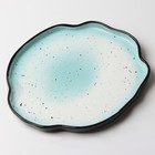 Тарелка плоская керамическая «Синяя», d=27 см - Фото 4