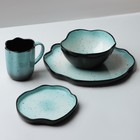 Тарелка плоская керамическая «Синяя», d=27 см - Фото 10