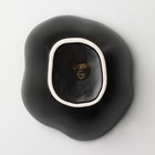 Салатник керамический неровный край «Чёрная», 600 мл, 17 см, цвет чёрный - Фото 8