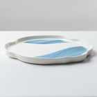 Тарелка керамическая плоская «Разводы», d=27 см - Фото 5