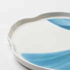 Тарелка керамическая плоская «Разводы», d=27 см - Фото 6