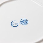 Тарелка керамическая плоская «Разводы», d=27 см - Фото 8