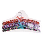 Плечики для одежды мягкие «Цветочная поляна», размер 44-46, цвет МИКС - Фото 2