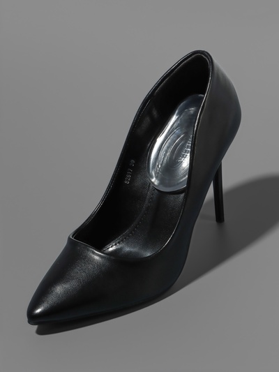 Подпяточники для обуви, с протектором, на клеевой основе, силиконовые, 8.7×5.7 см, пара, прозрачные