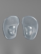 Полустельки для обуви, с протектором, на клеевой основе, силиконовые, 10.5×6.5 см, пара, прозрачные - Фото 2