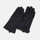 Перчатки женские, размер 7.5, с утеплителем, цвет чёрный - фото 9387055