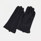 Перчатки женские, размер 8, с утеплителем, цвет чёрный - фото 9387057