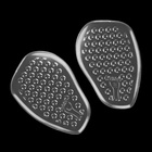 Полустельки для обуви, с протектором, силиконовые, 9.5×6.3 см, пара, прозрачные - Фото 2