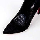 Полустельки для обуви, с протектором, силиконовые, 9,5 × 6,3 см, пара, цвет прозрачный - Фото 4