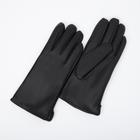Перчатки женские, размер 8.5, с утеплителем, цвет чёрный - фото 321301864