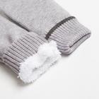 Варежки женские MINAKU однотонные, размер 6.5, серые - фото 21359270