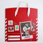 Пакет-коробка подарочная «Новогодняя почта деда мороза», Me To You - Фото 3