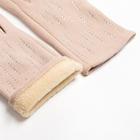 Перчатки женские MINAKU "Рок", р-р 23 см, цв. молочный - Фото 3