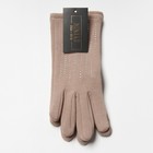 Перчатки женские MINAKU "Рок", р-р 23 см, цв. бежевый - Фото 4