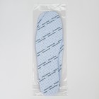 Стельки для обуви, универсальные, дышащие, с антибактериальным покрытием, 36-46 р-р, пара, цвет голубой - Фото 7