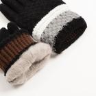 Перчатки детские MINAKU цветные, цв. чёрный, 15 р-р (15 см) - Фото 3
