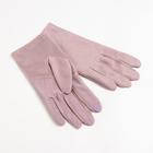 Перчатки женские MINAKU однотонные, 24 см, цв.светло-фиолетовый - Фото 2