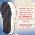 Стельки для обуви, универсальные, р-р RU до 35 (р-р Пр-ля до 36), 23,5 см, пара, цвет чёрный в белый горошек - Фото 3