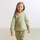 Худи детское MINAKU: Basic Line KIDS цвет оливковый, рост 128 - Фото 4